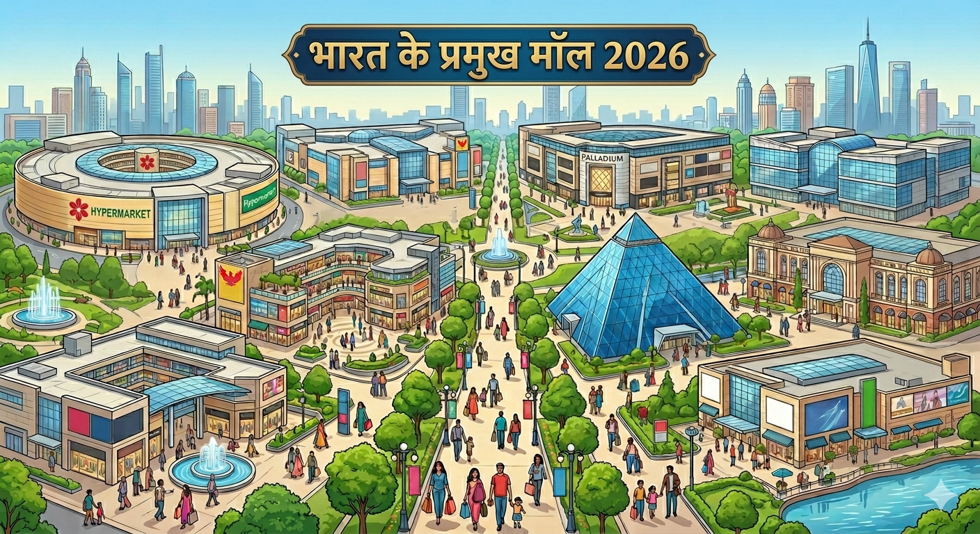 भारत के Top 10 Best Malls (2026) – Full Guide in Hindi