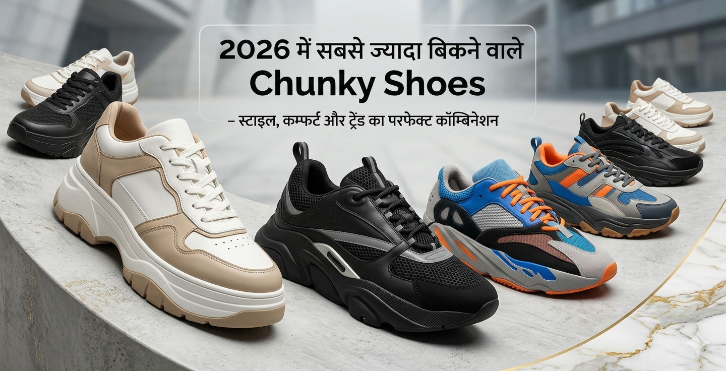 2026 में सबसे ज्यादा बिकने वाले Chunky Shoes – स्टाइल, कम्फर्ट और ट्रेंड का परफेक्ट कॉम्बिनेशन