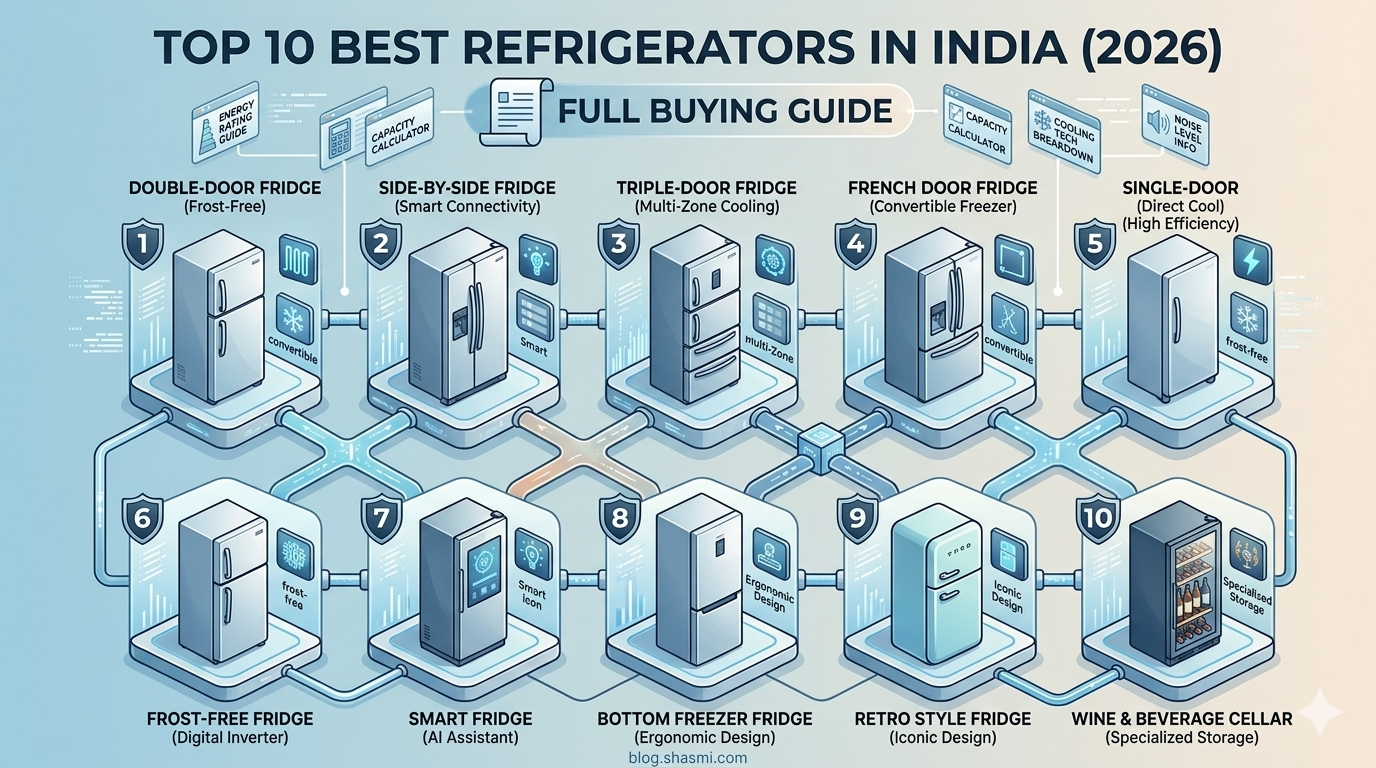 Top 10 Best Refrigerators in India 2026 (Full Buying Guide)
