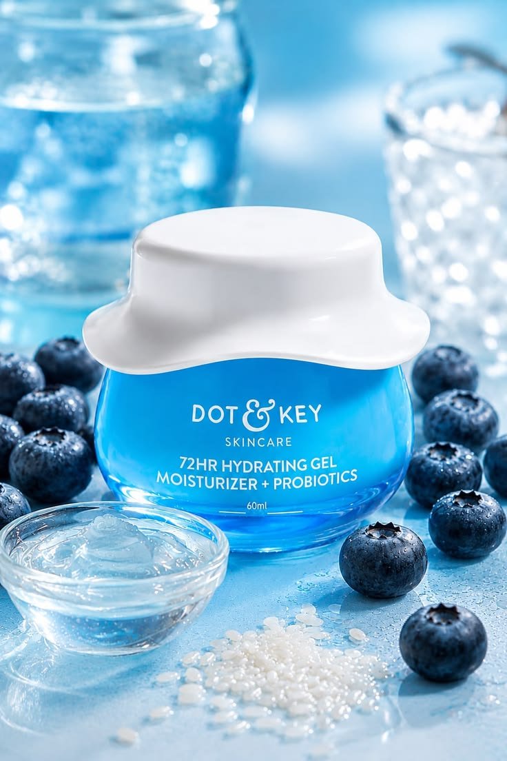 DOT & KEY 72Hr Hydrating Gel Moisturizer 60ml with Hyaluronic Acid and Probiotics
