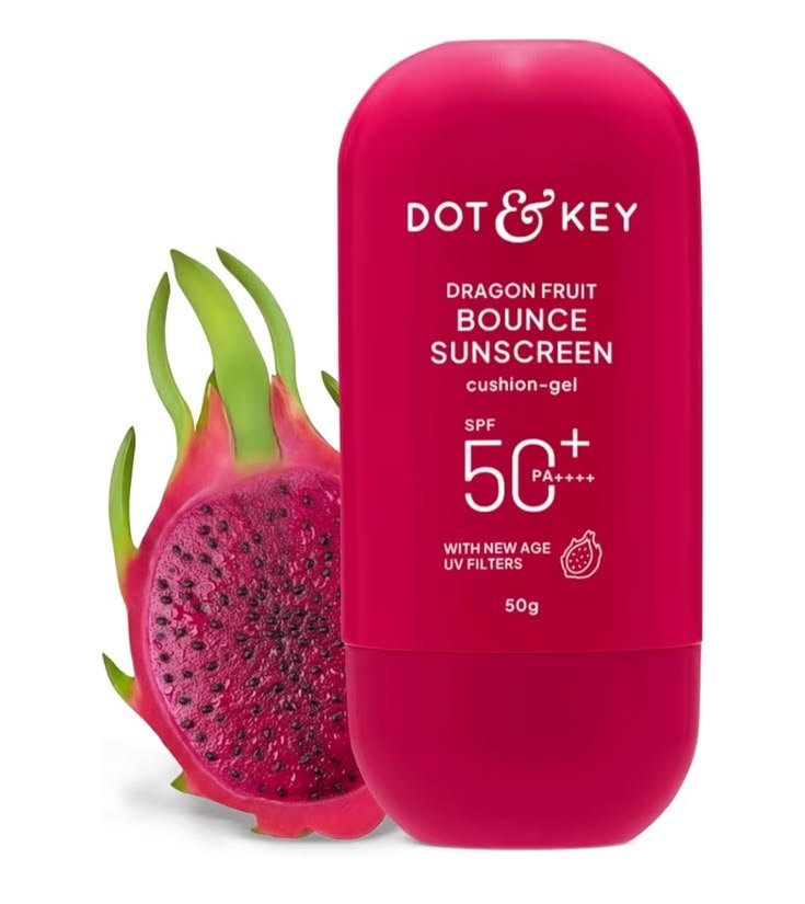 Dot and Key Dragon Fruit Bounce Sunscreen SPF 50 PA++++ with Niacinamide