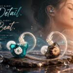 Premium transparent IEM earphones with high-fidelity sound quality for immersive music listening experience featured on Viradome.in