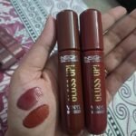INSIGHT Gloss Up Vinyl Lip Color shades displayed on a hand with glossy swatches, featuring rich pigmentation and high-shine finish.