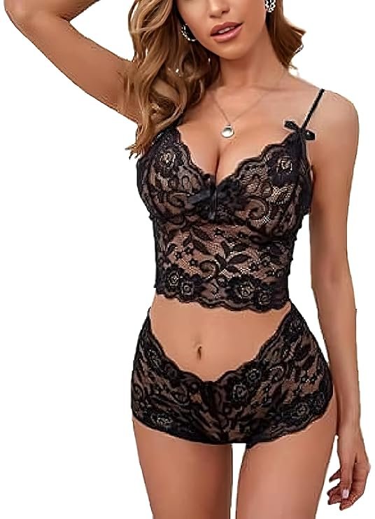 Viradome Fashion – Women's Babydoll Bikini Nightwear Set