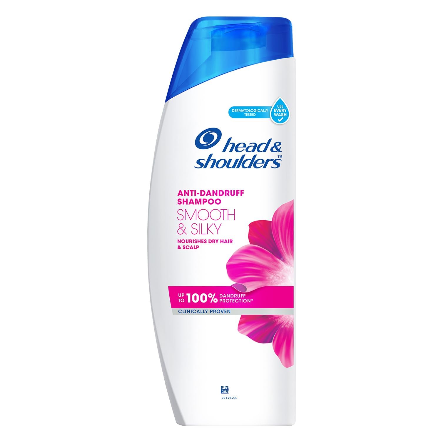 Head & Shoulders Smooth & Silky Anti-Dandruff Shampoo 180ml for smooth dandruff-free hair
