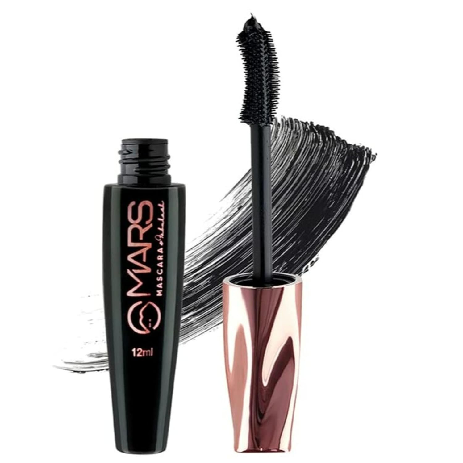 Viradome featured image of MARS Fabulash Volumizing Mascara 12ml, an intense jet-black waterproof mascara that delivers fuller and beautifully defined lashes.