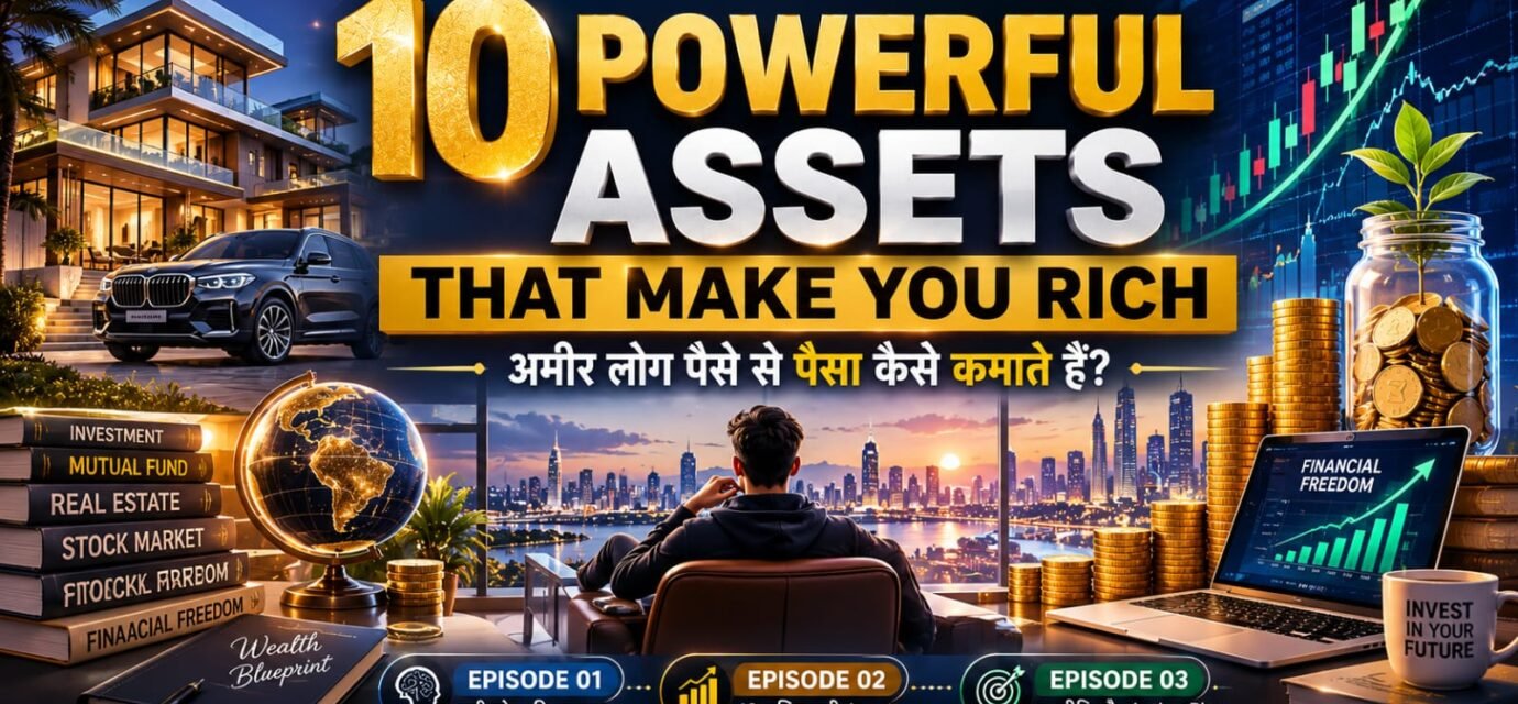 10 Powerful Assets That Make You Rich – अमीर लोग पैसे से पैसा कैसे कमाते हैं? 10 सबसे शक्तिशाली Assets जो आपको Financial Freedom की ओर ले जा सकते हैं | Finance Guide by ViraDome.in