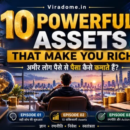 10 Powerful Assets That Make You Rich – अमीर लोग पैसे से पैसा कैसे कमाते हैं? 10 सबसे शक्तिशाली Assets जो आपको Financial Freedom की ओर ले जा सकते हैं | Finance Guide by ViraDome.in