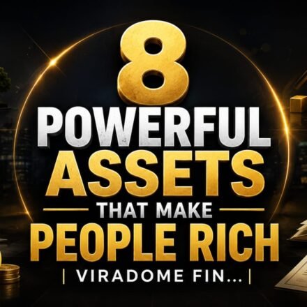 8 Powerful Assets That Make People Rich – Financial Freedom, Passive Income और Cash Flow को समझाने वाला प्रीमियम Finance Guide | ViraDome Finance